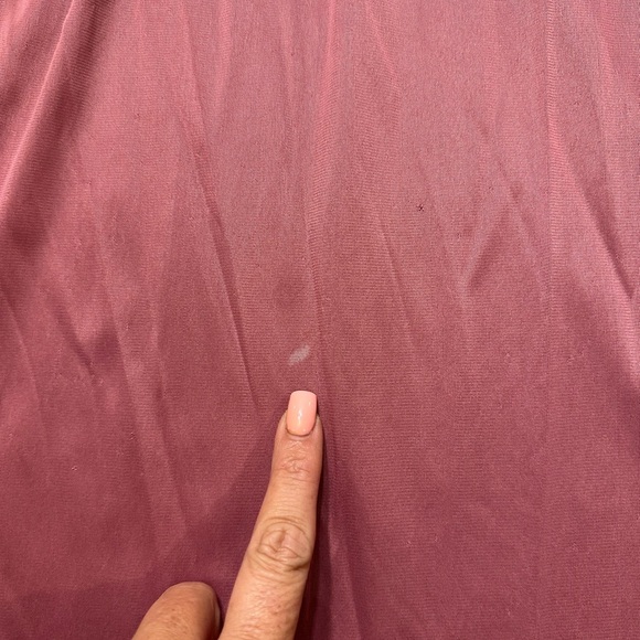 Vintage Nylon Satin Nightgown 1X Vanity Fair Pink Slip Dress Lingerie - Picture 2 of 8